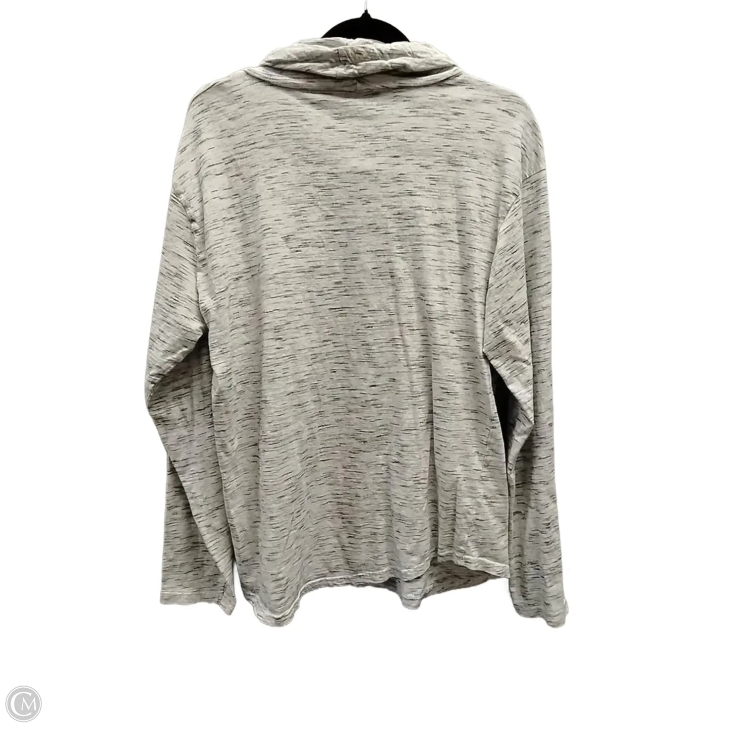 Top Long Sleeve By Clothes Mentor In Grey, Size: 3x
