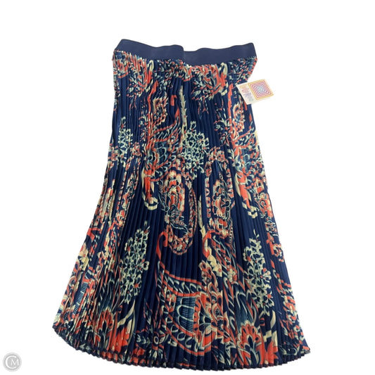 Skirt Midi By Lularoe In Floral Print, Size: L