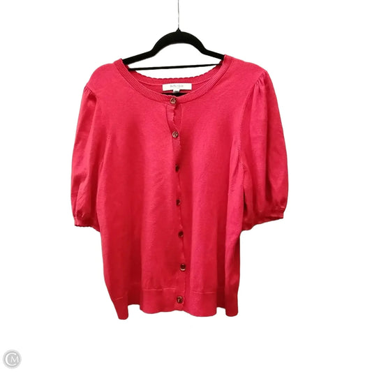 Sweater Short Sleeve By Torrid In Red, Size: 1x