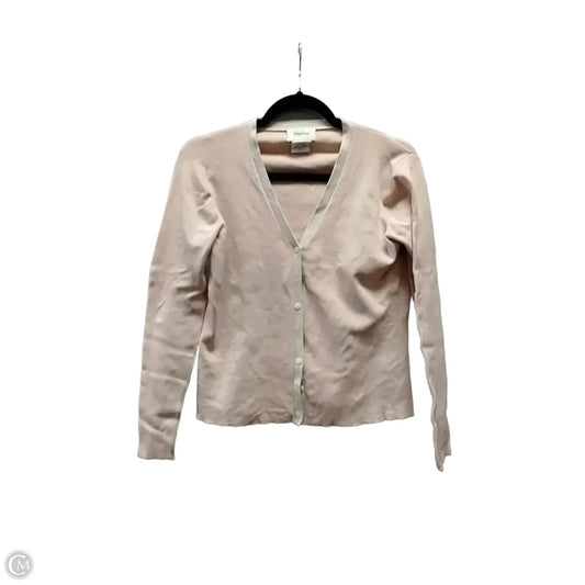 Cardigan Designer By Neiman Marcus In Pink, Size: S