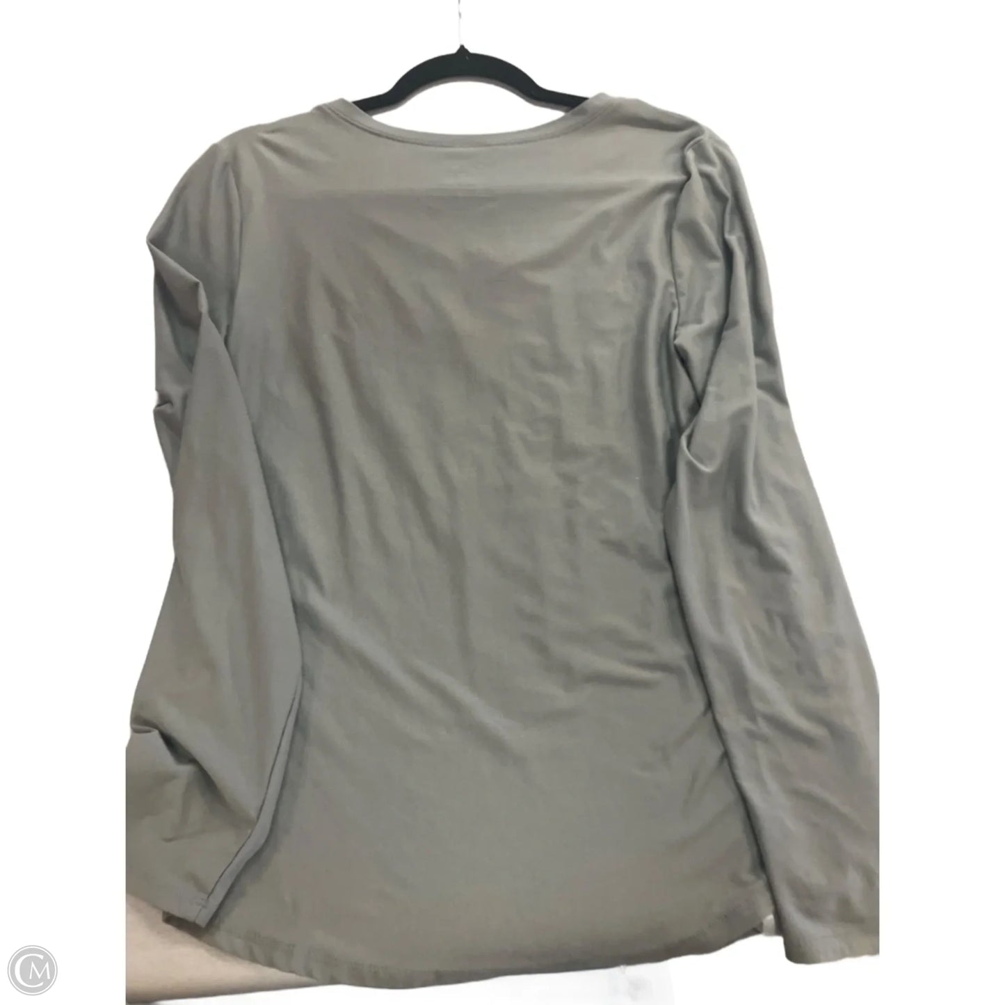 Top Long Sleeve By No Boundaries In Grey, Size: Xl