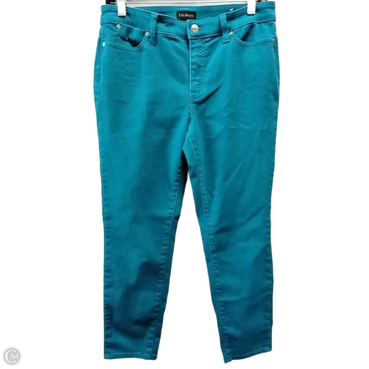 Jeans Skinny By Talbots In Aqua, Size: 6p
