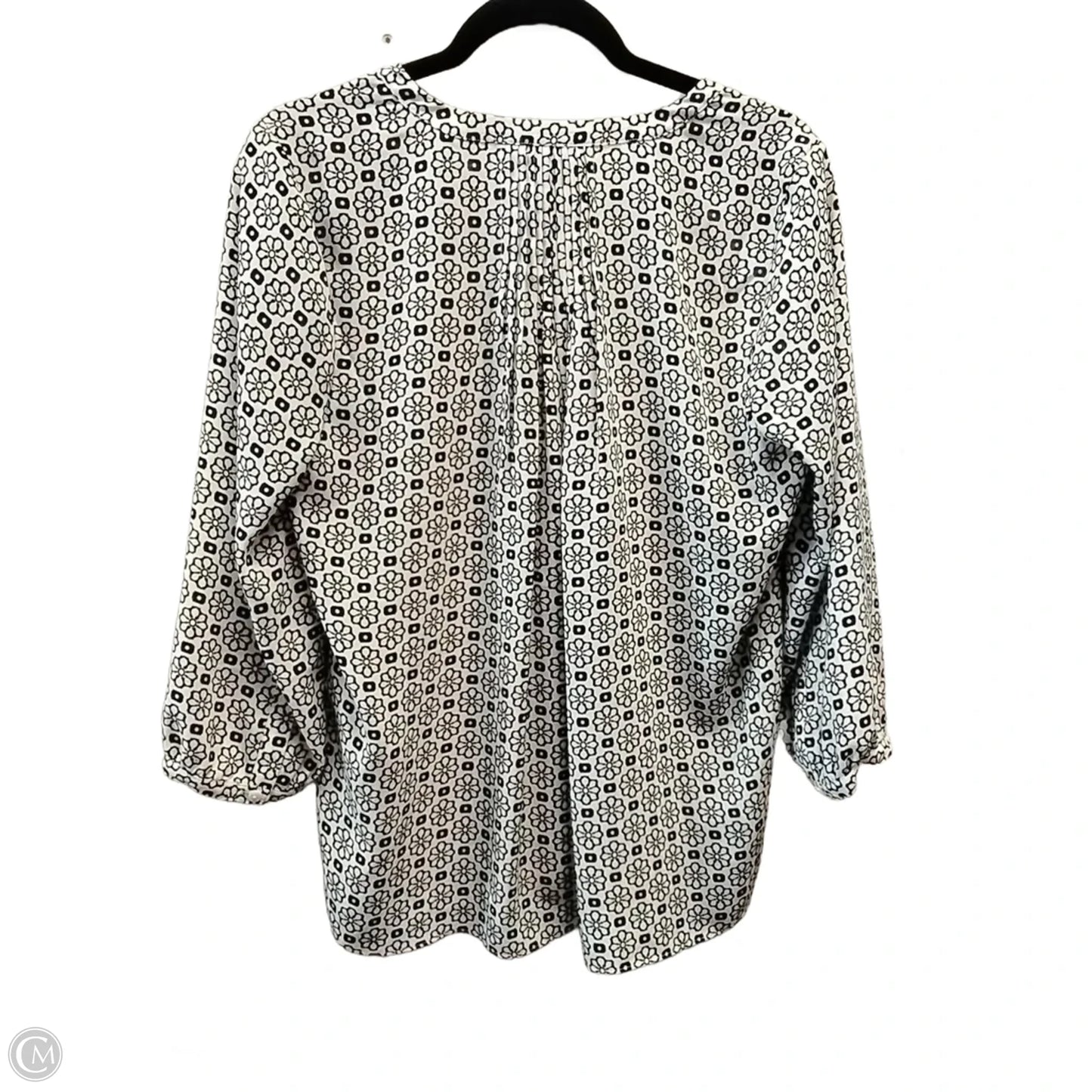 Top Long Sleeve By J. Jill In Geometric Pattern, Size: S
