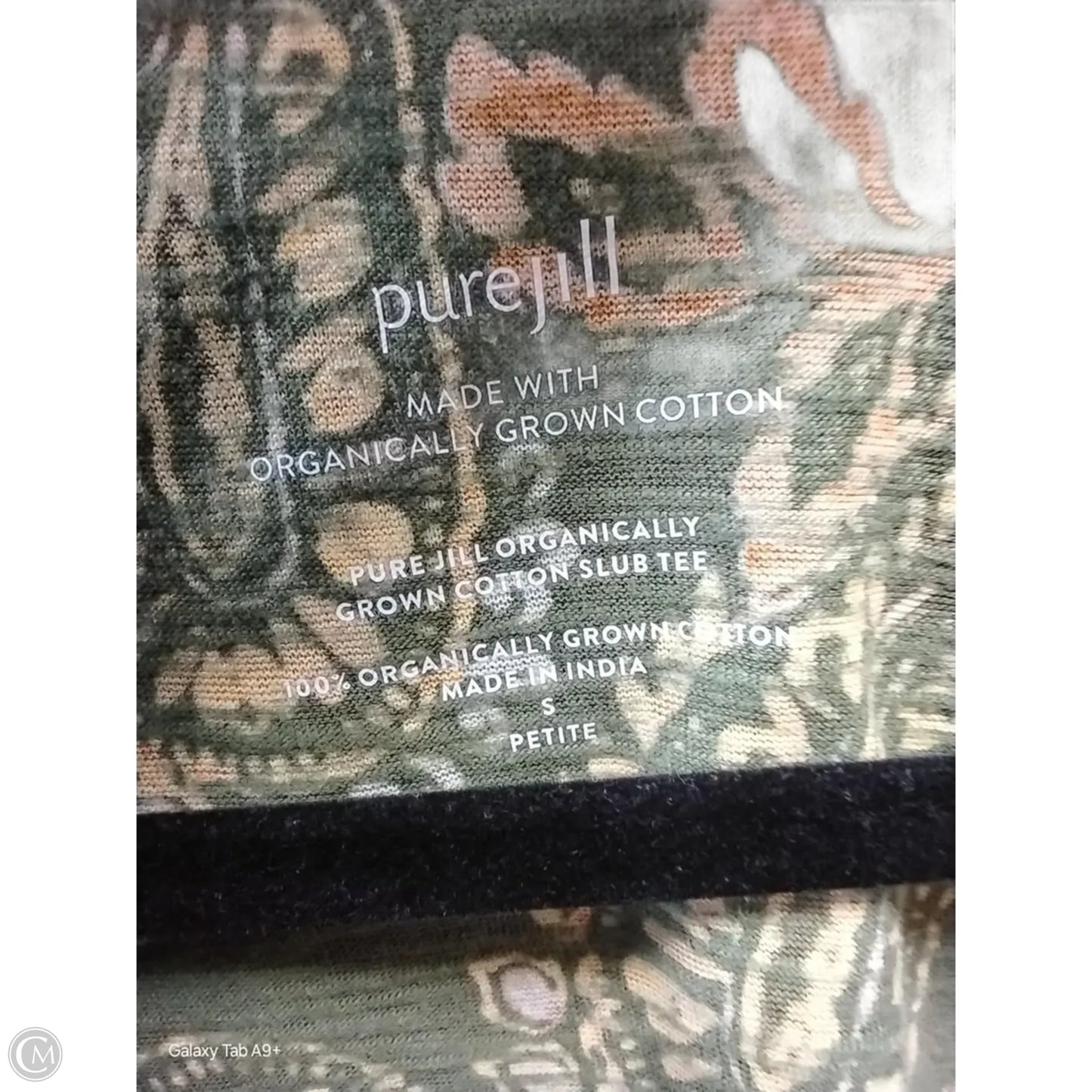 Top Long Sleeve By J. Jill In Paisley Print, Size: S