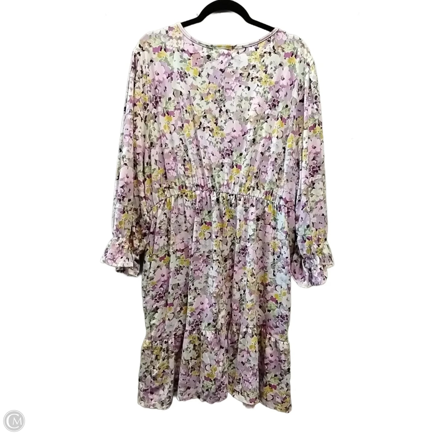 Dress Casual Midi By Haptics In Floral Print, Size: Xl