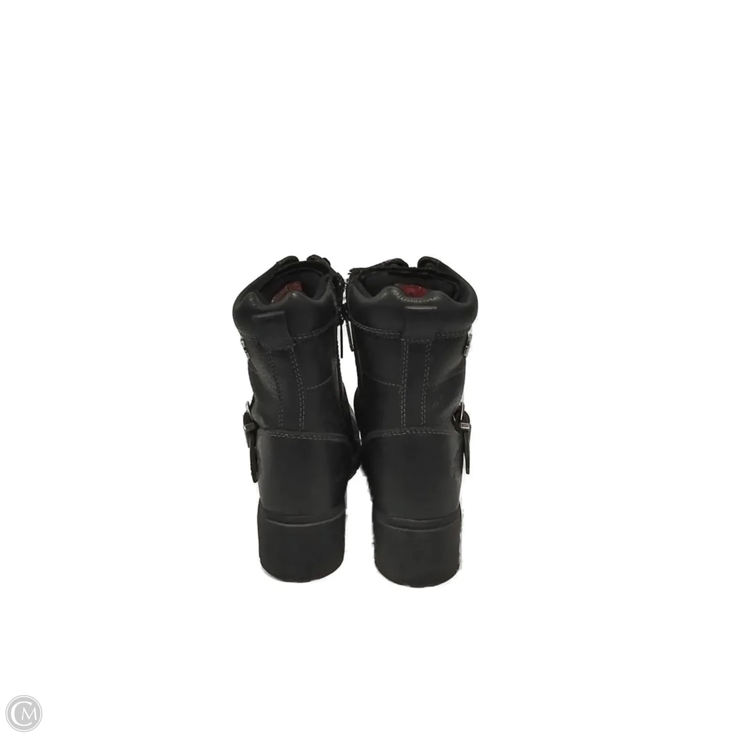Boots Ankle Flats By Harley Davidson In Black, Size: 7.5