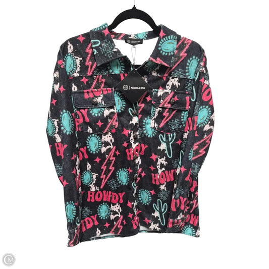 Top Long Sleeve By Clothes Mentor In Multi-colored, Size: M