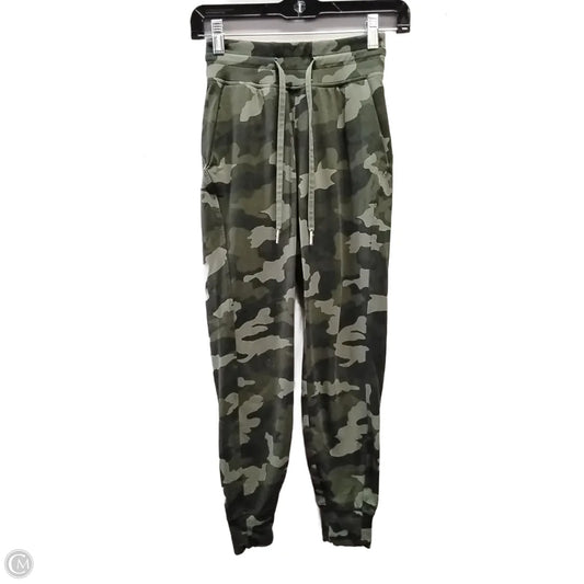 Athletic Pants By Lululemon In Camouflage Print, Size: 0