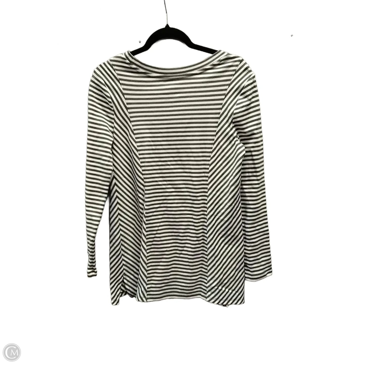 Top Long Sleeve By West Bound In Striped Pattern, Size: S