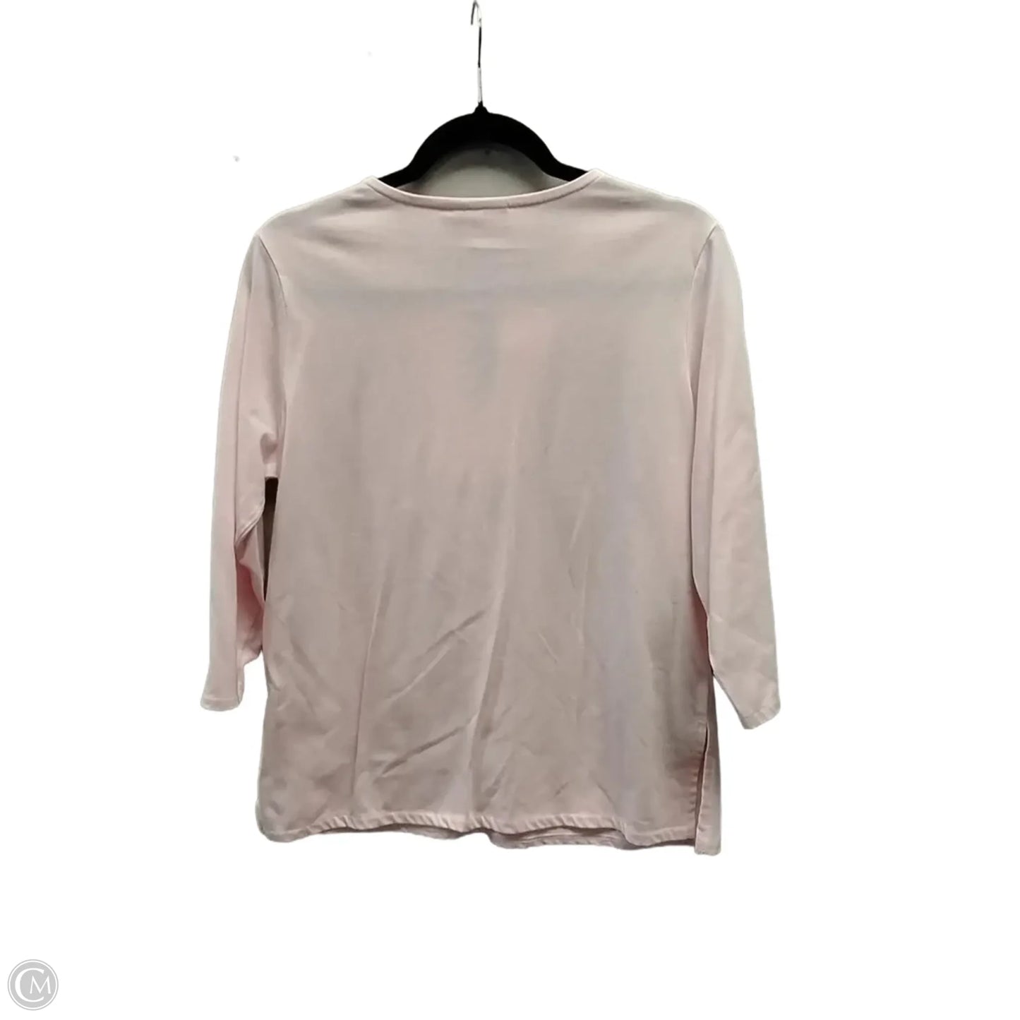 Top Long Sleeve By Jason Maxwell In Pink, Size: M