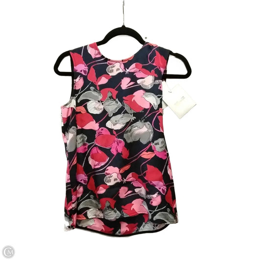 Top Sleeveless Designer By Diane Von Furstenberg In Floral Print, Size: Xs