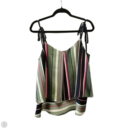 Top Sleeveless By Banana Republic In Striped Pattern, Size: M