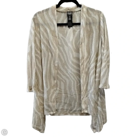 Top Long Sleeve By Chicos In Striped Pattern, Size: S