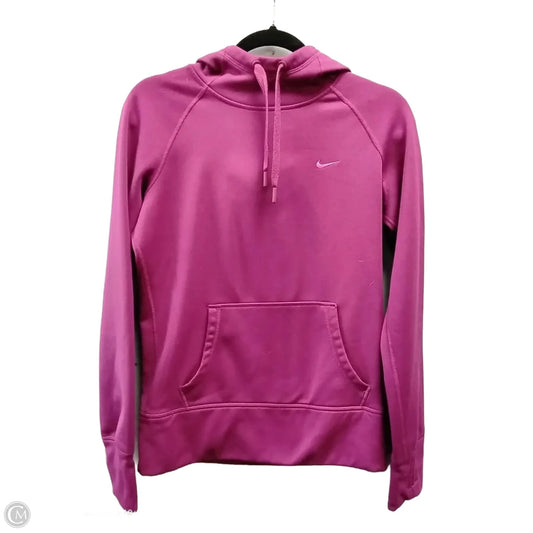 Sweatshirt Hoodie By Nike In Purple, Size: S