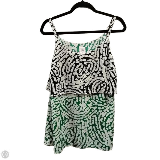 Top Sleeveless By Cabi In Multi-colored, Size: M