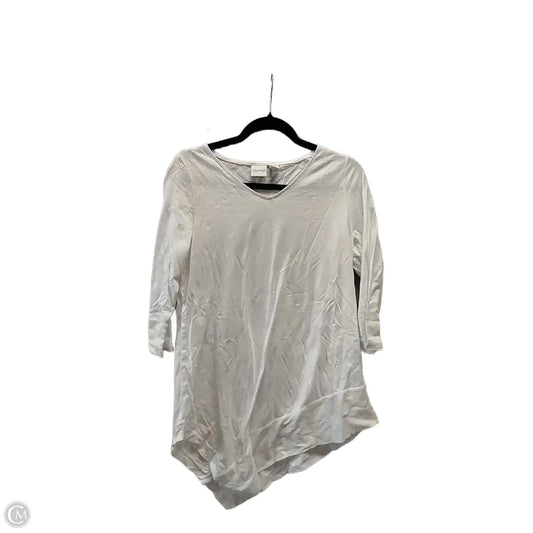 Top Long Sleeve By Chicos In White, Size: S