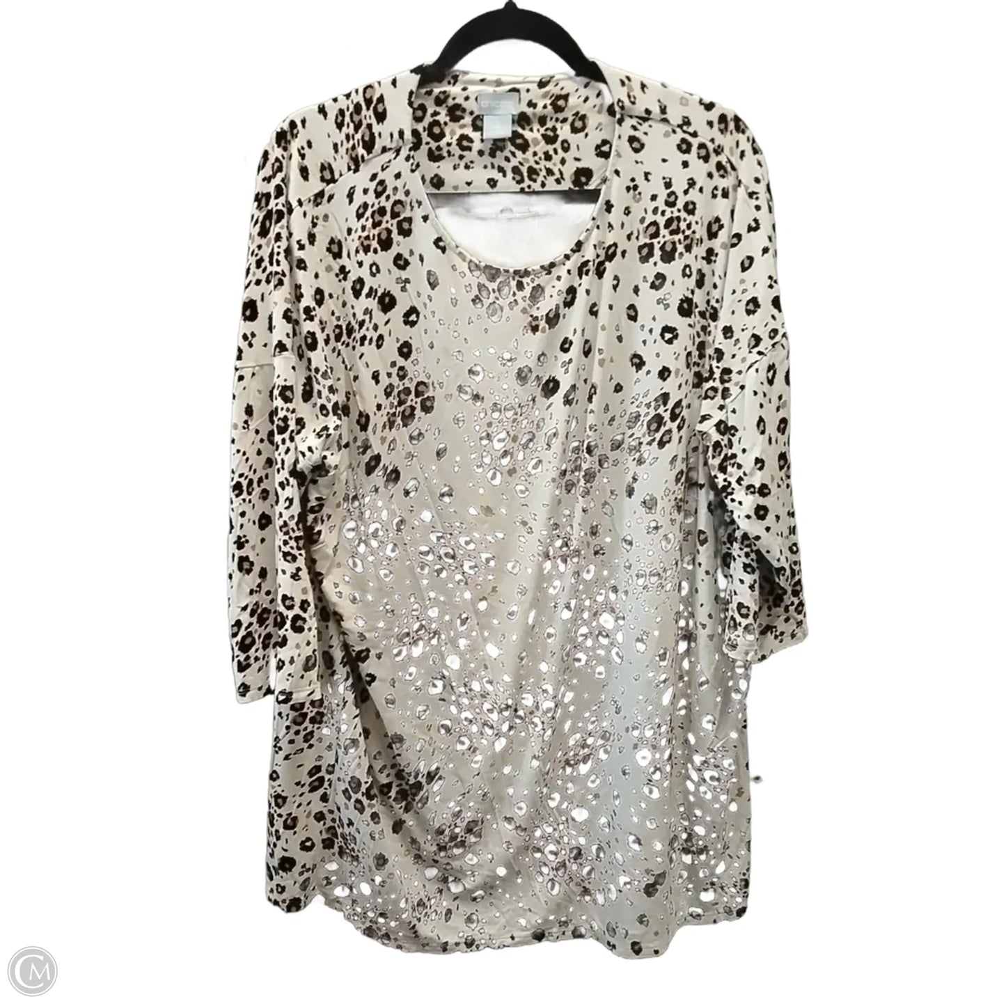 Dress Casual Short By Chicos In Leopard Print, Size: M