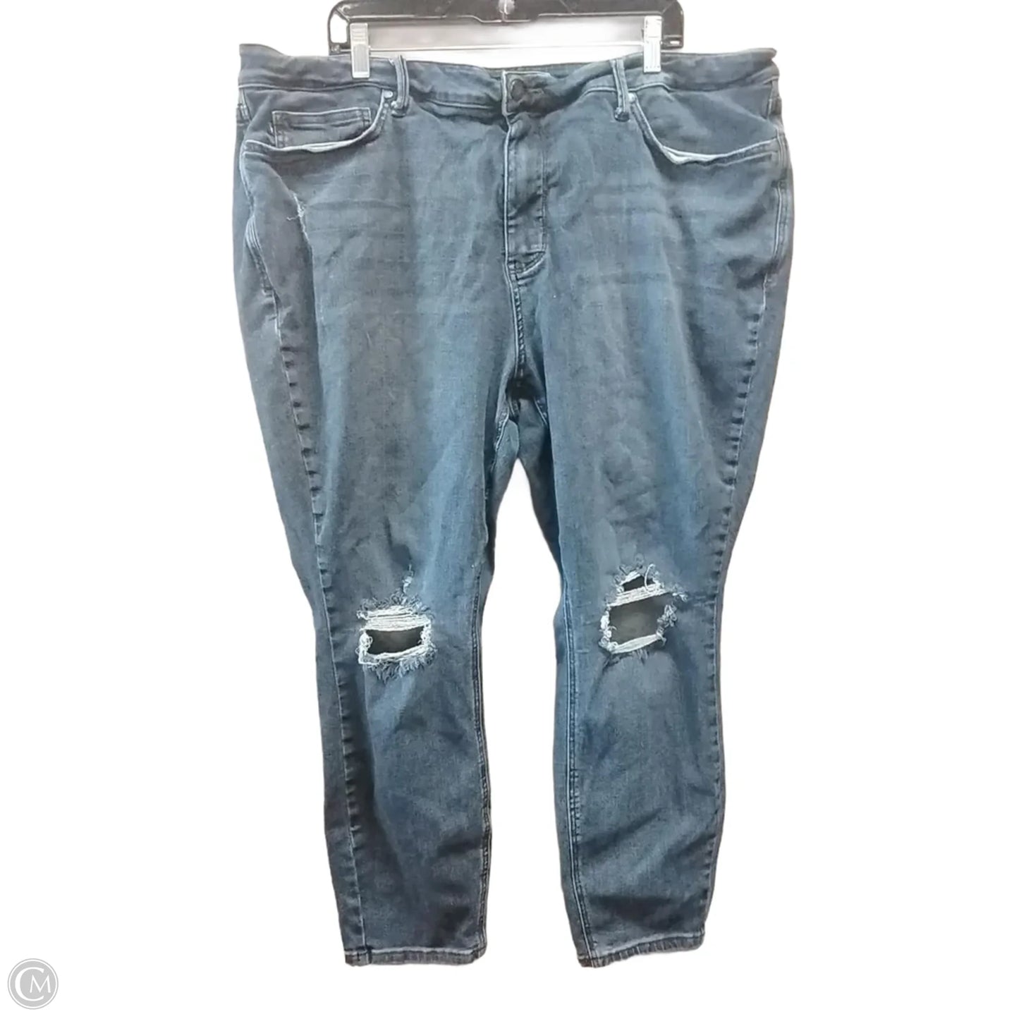 Jeans Straight By Judy Blue In Blue Denim, Size: 3x