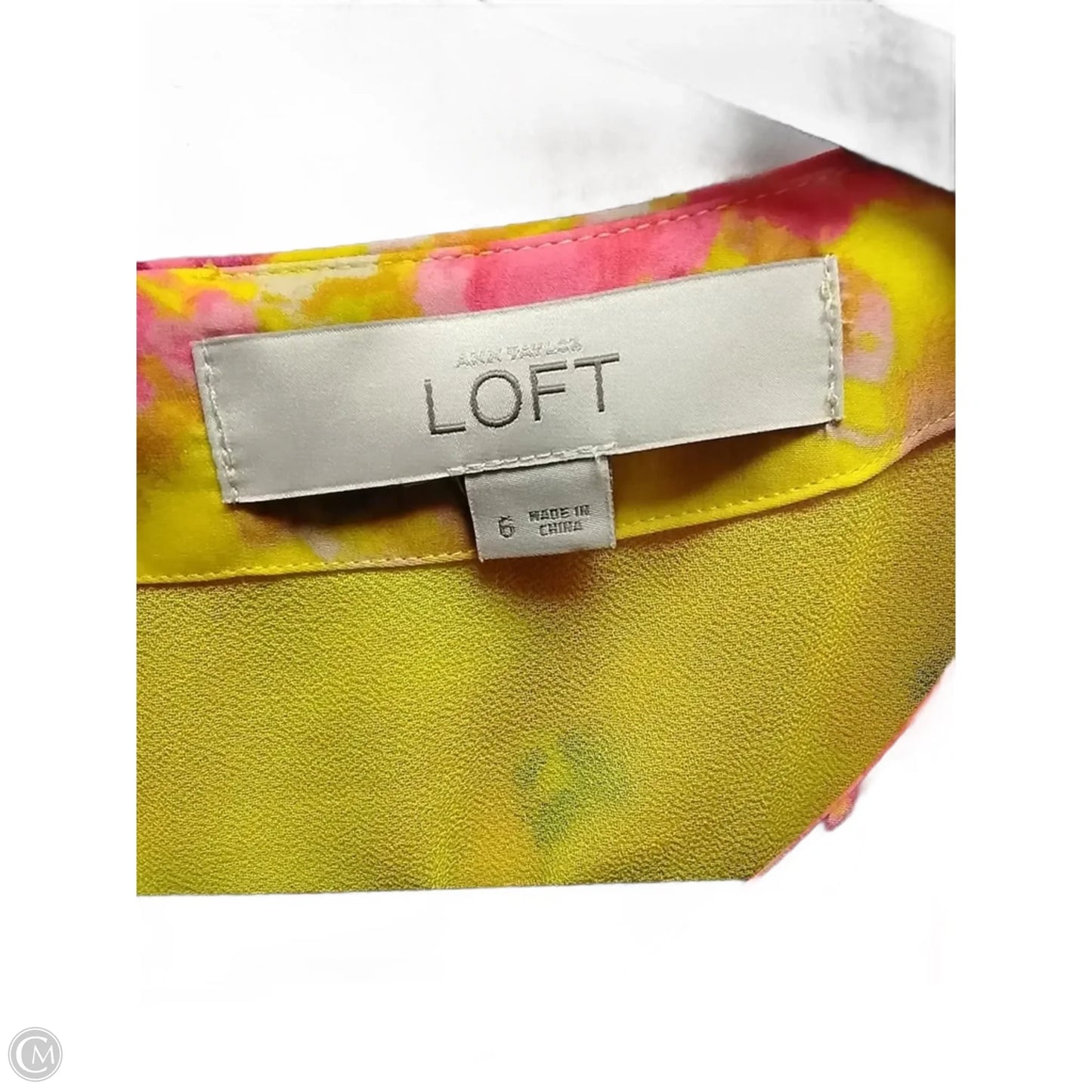 Dress Casual Short By Loft In Floral Print, Size: 6
