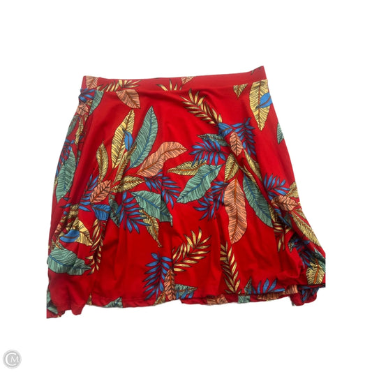Skirt Mini & Short By Clothes Mentor In Floral Print, Size: 2x