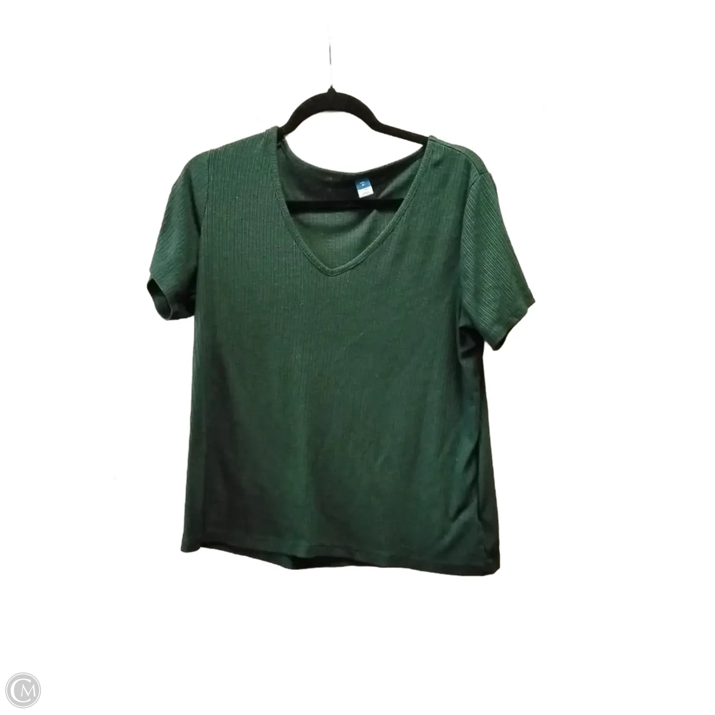 Top Short Sleeve Basic By Old Navy In Green, Size: M