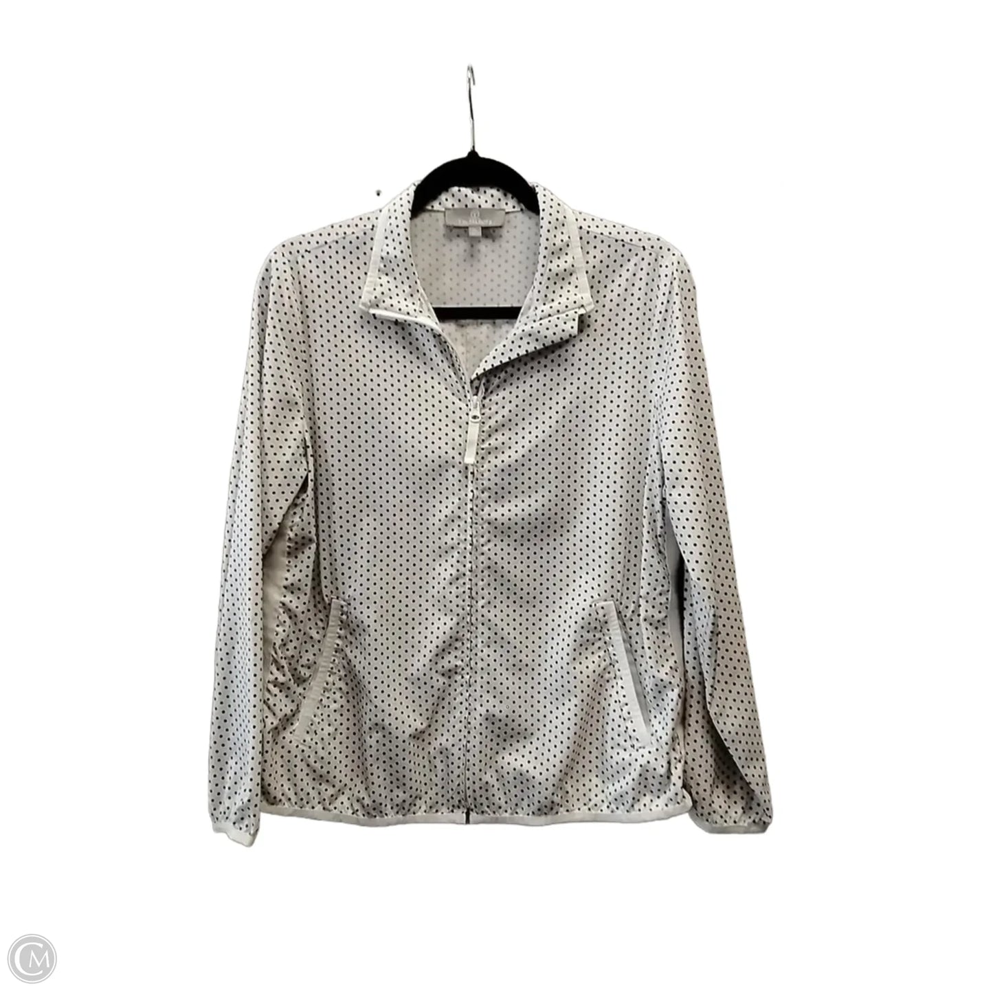 Top Long Sleeve By Talbots In Polkadot Pattern, Size: Mp