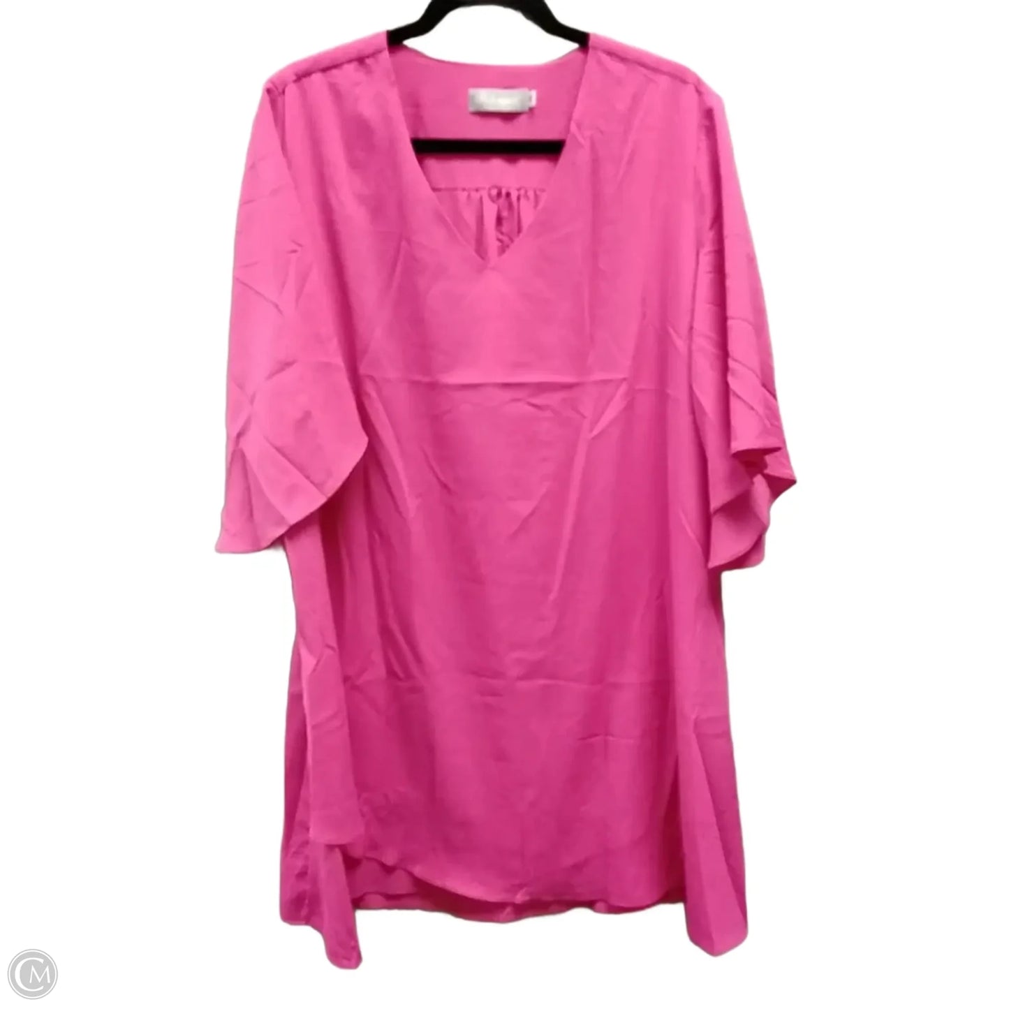 Dress Casual Midi By Clothes Mentor In Pink, Size: Xxl