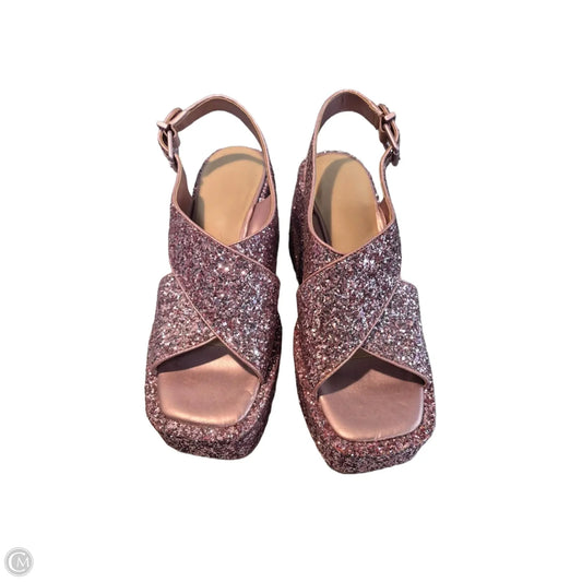 Shoes Heels Platform By Gianni Bini In Pink, Size: 9