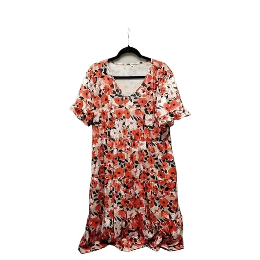 Dress Casual Maxi By Clothes Mentor In Floral Print, Size: 16