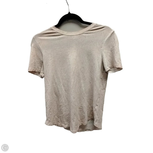 Top Short Sleeve By Lululemon In Pink, Size: S