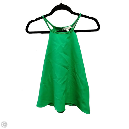 Top Sleeveless By Giani Bernini In Green, Size: Xs