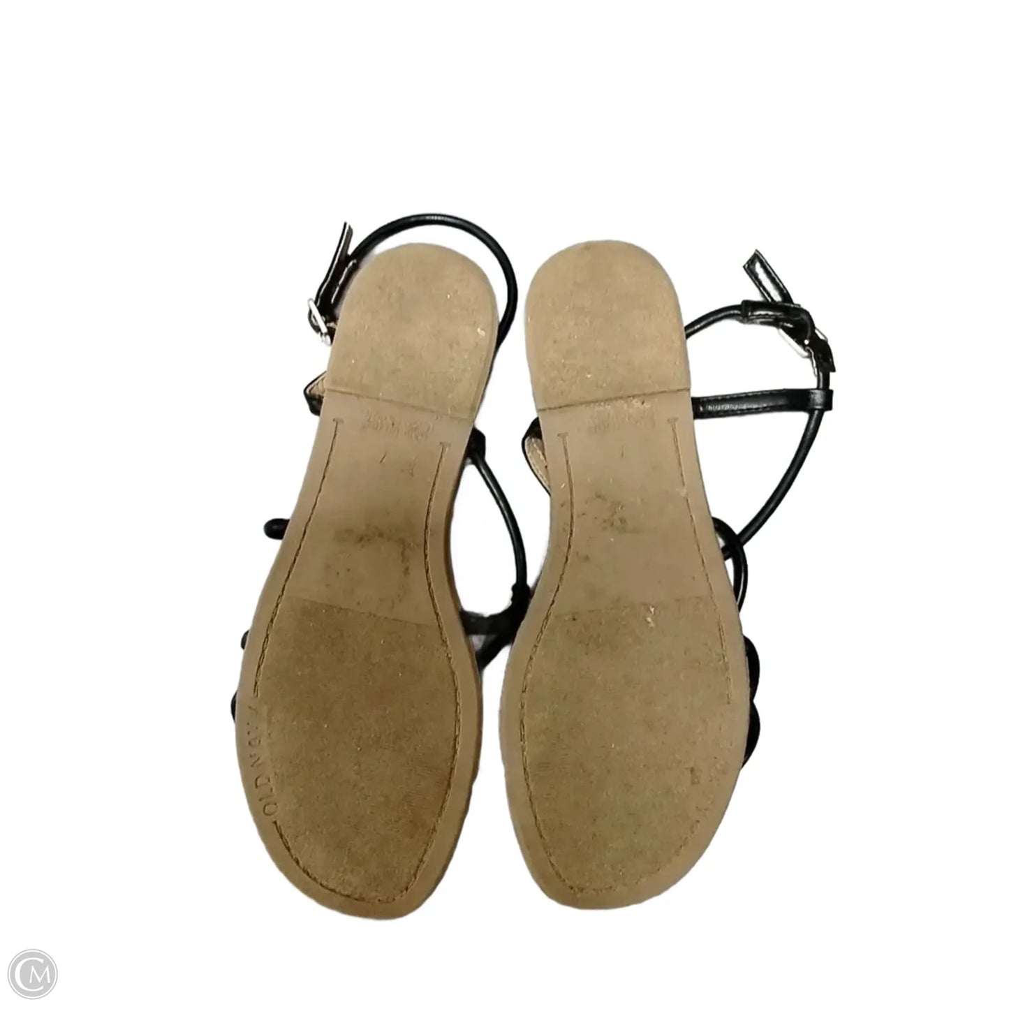 Sandals Flats By Old Navy In Black & Brown, Size: 7