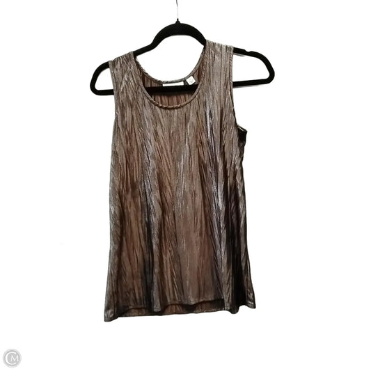 Tank Top By Susan Graver In Bronze, Size: Xs