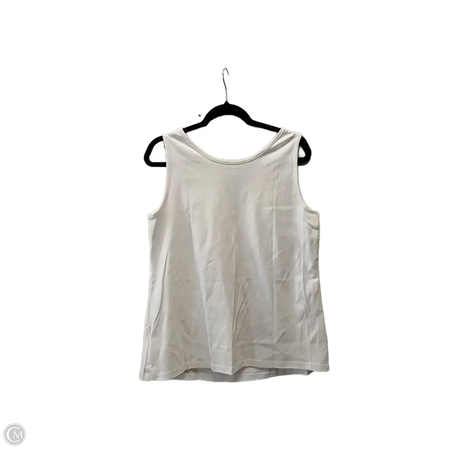 Tank Top By Lands End In White, Size: 1x