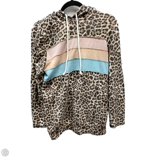 Top Long Sleeve Basic By Clothes Mentor In Leopard Print, Size: S