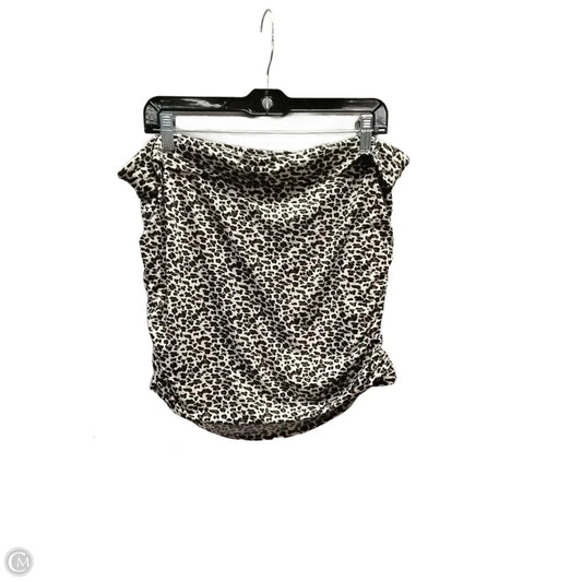 Top Sleeveless By Jolie & Joy In Leopard Print, Size: 2x