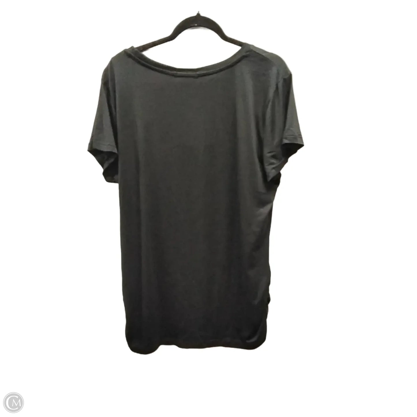 Top Short Sleeve Basic By Clothes Mentor In Black, Size: 3x