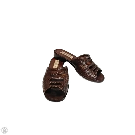 Sandals Flats By Brighton In Brown, Size: 6.5