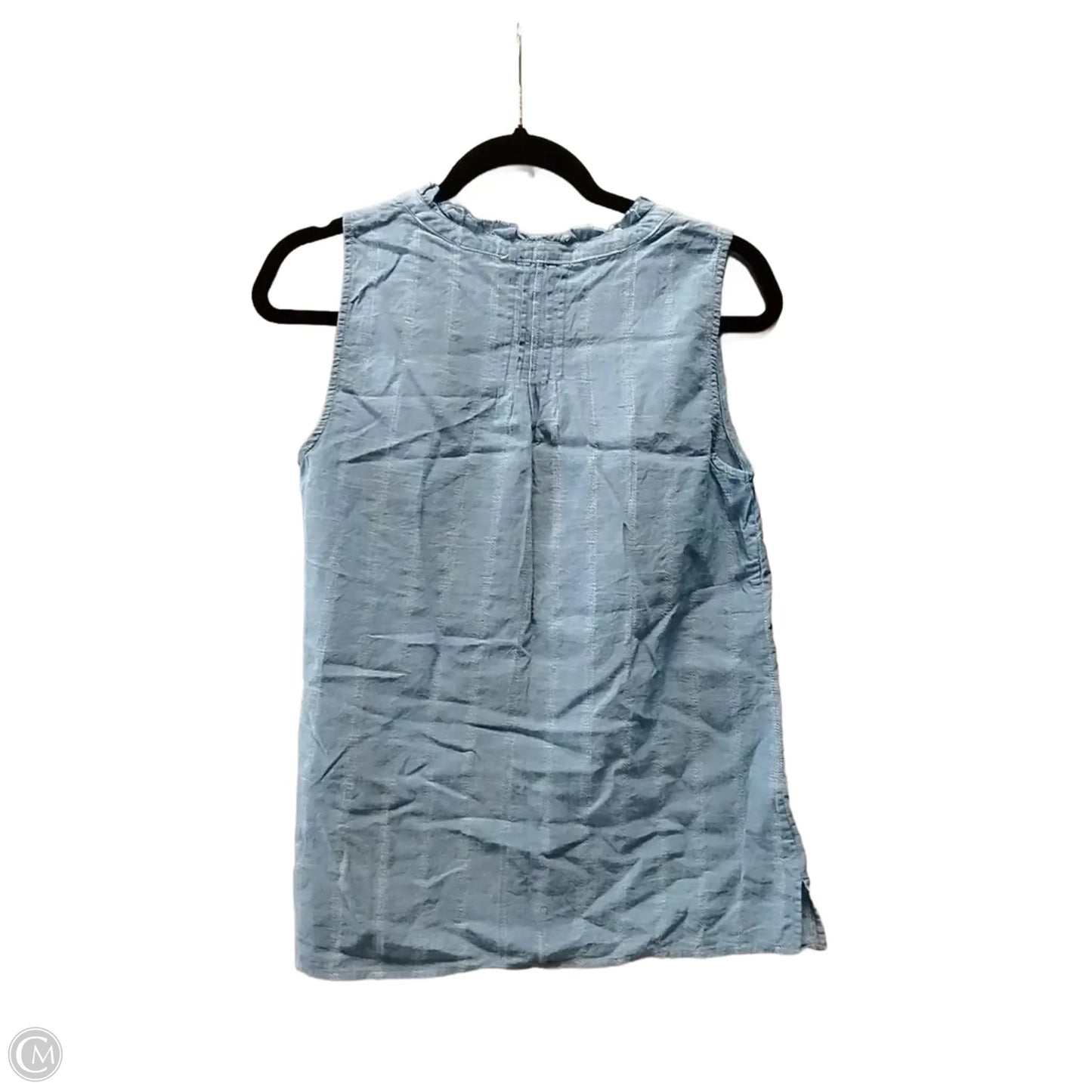 Blouse Sleeveless By Talbots In Blue, Size: S