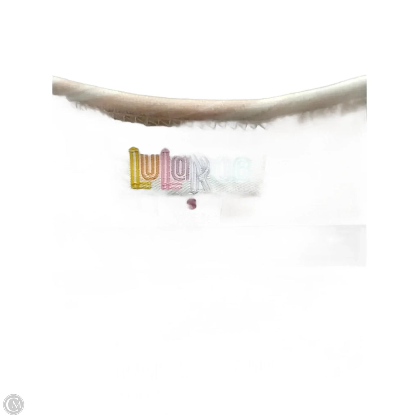 Top Short Sleeve By Lularoe In Peach, Size: Small