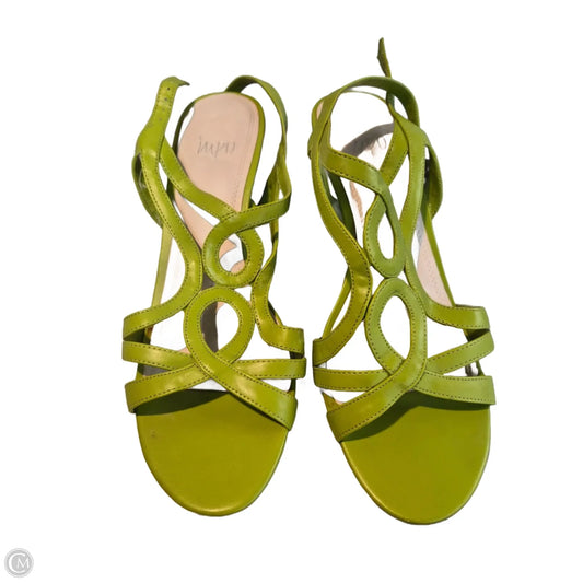 Shoes Heels Wedge By Impo In Green, Size: 9
