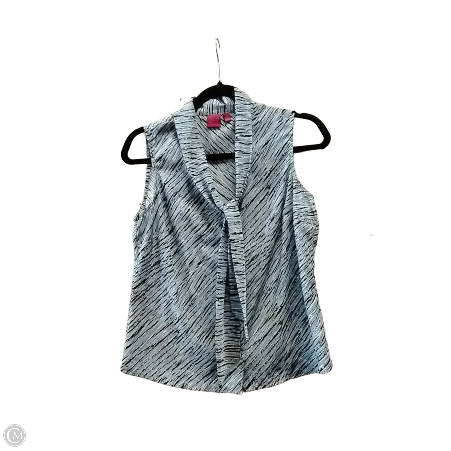 Blouse Sleeveless By 212 Collection In Blue, Size: S