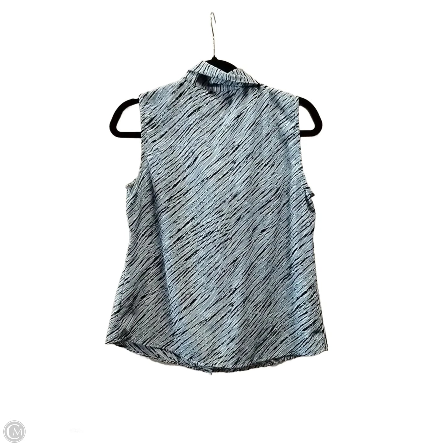Blouse Sleeveless By 212 Collection In Blue, Size: S