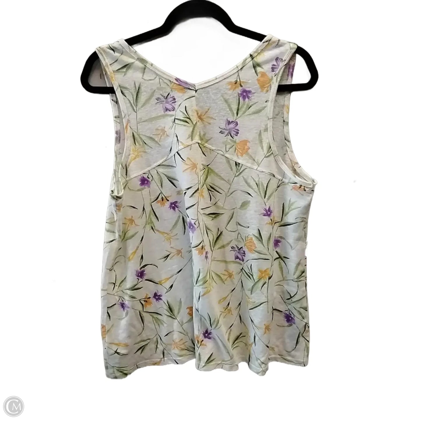Tank Top By Gap In Floral Print, Size: L