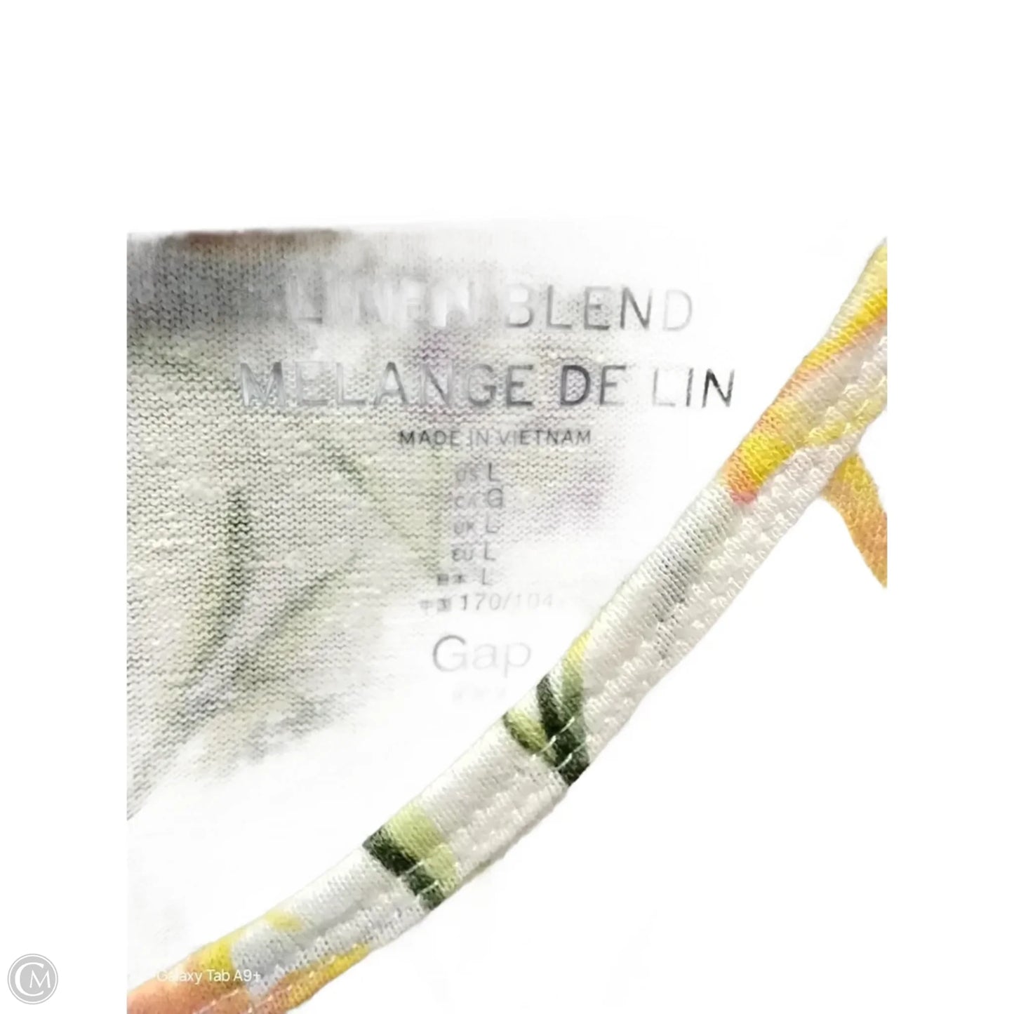 Tank Top By Gap In Floral Print, Size: L