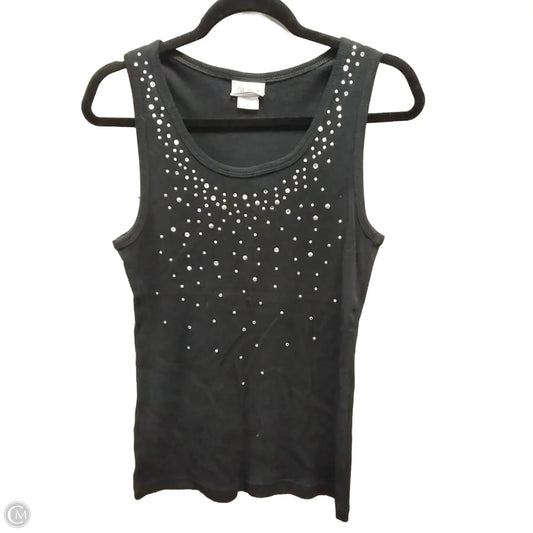 Tank Top By Clothes Mentor In Black, Size: L