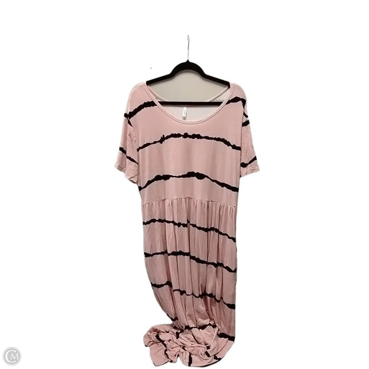 Dress Casual Maxi By Clothes Mentor In Striped Pattern, Size: 3x