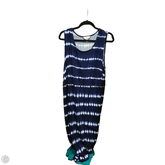 Dress Casual Maxi By Cj Banks In Tie Dye Print, Size: 1x
