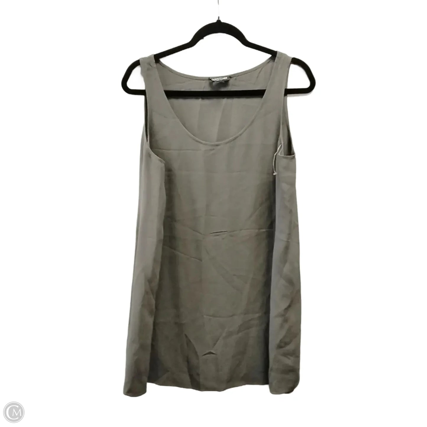 Blouse Long Sleeve By Eileen Fisher In Grey, Size: Lp