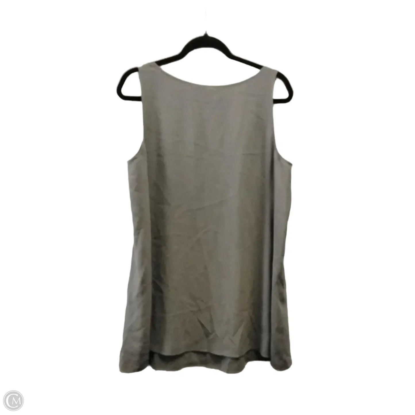 Blouse Long Sleeve By Eileen Fisher In Grey, Size: Lp